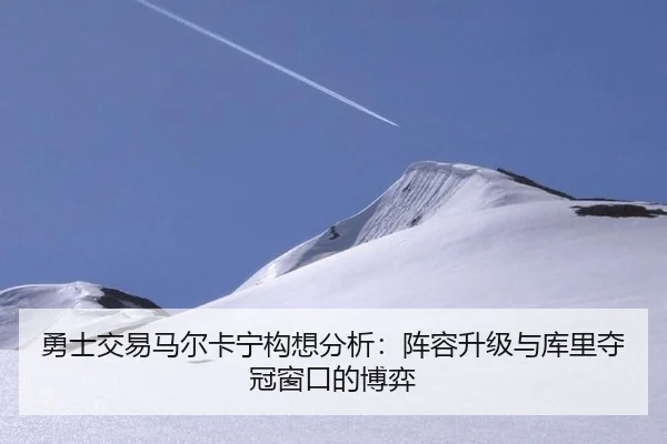 勇士交易马尔卡宁构想分析：阵容升级与库里夺冠窗口的博弈